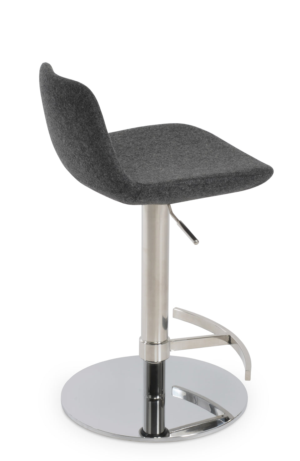 Pera Piston Stool Round Base.