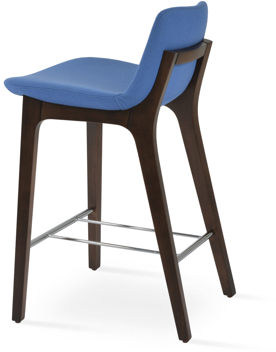 Pera Hb. Wood Counter Stool.