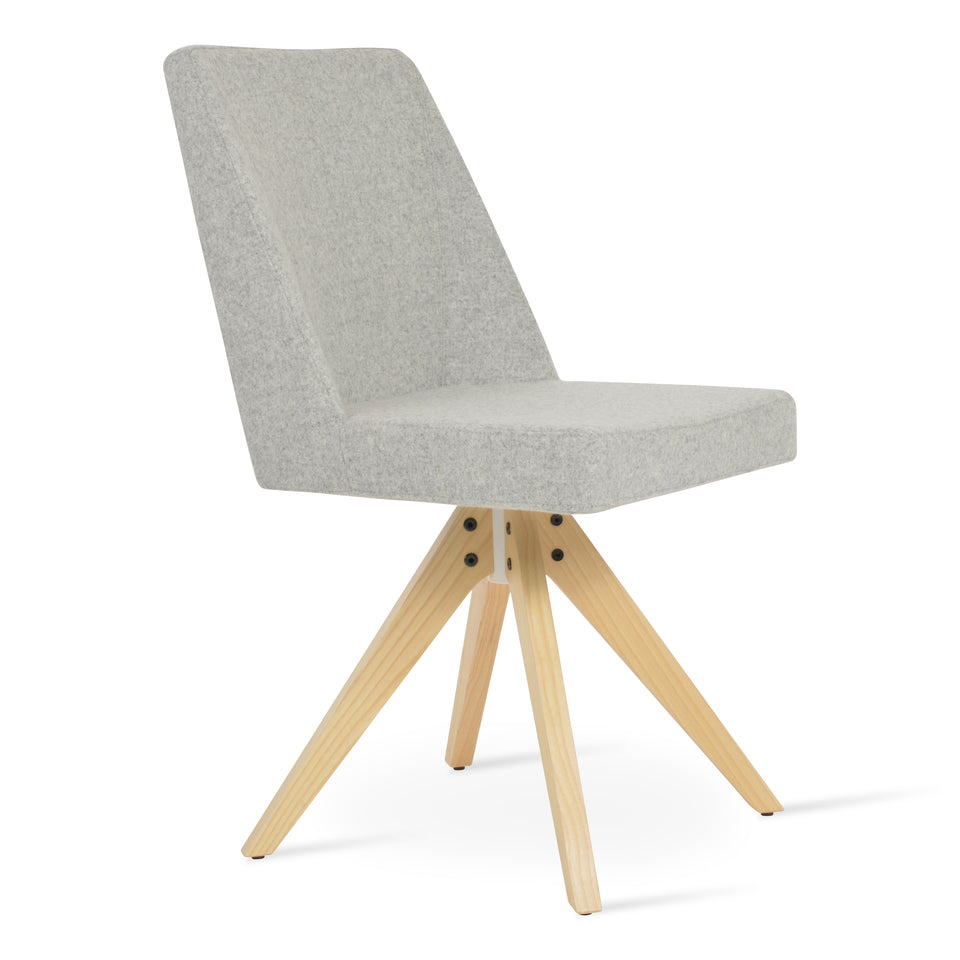 Prisma Pyramid Swivel Dining Chair.