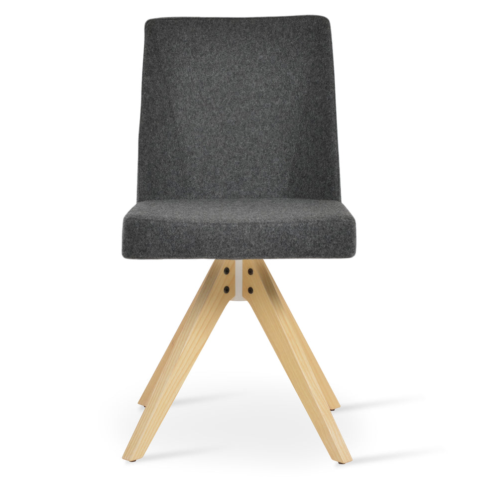 Prisma Pyramid Swivel Dining Chair.