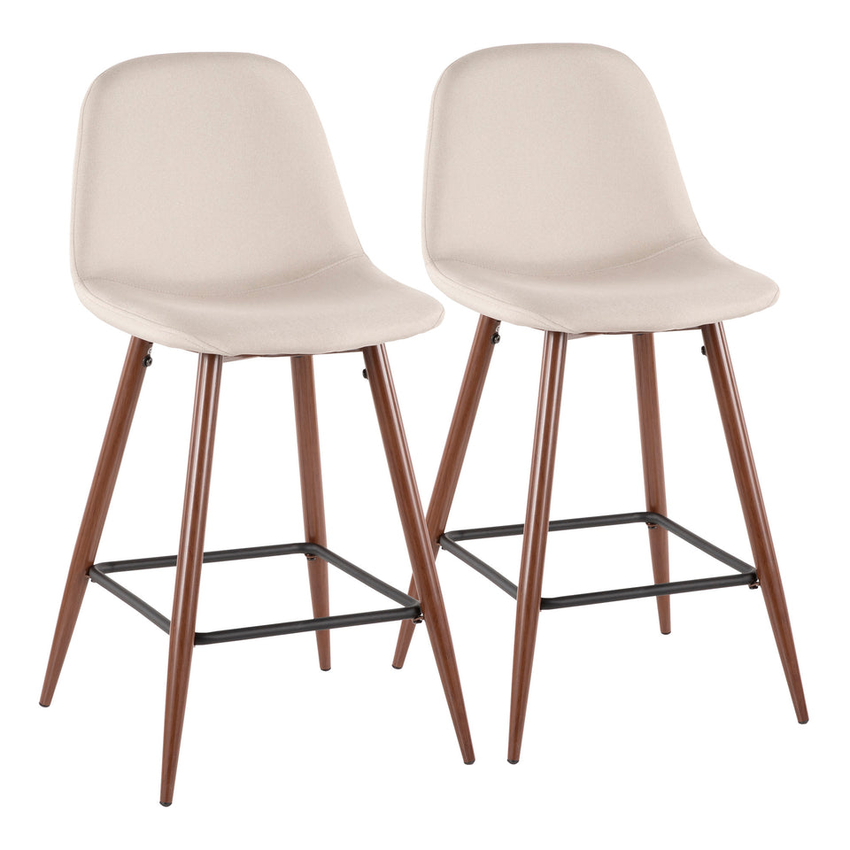 Pebble Counter Stool - Set of 2.