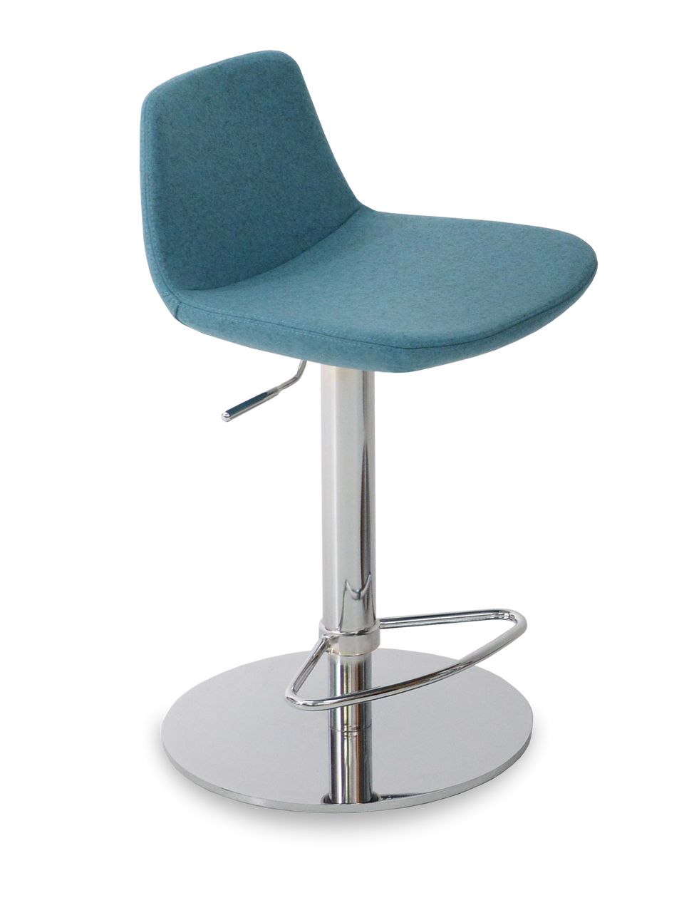 Pera Piston Stool Round Base.
