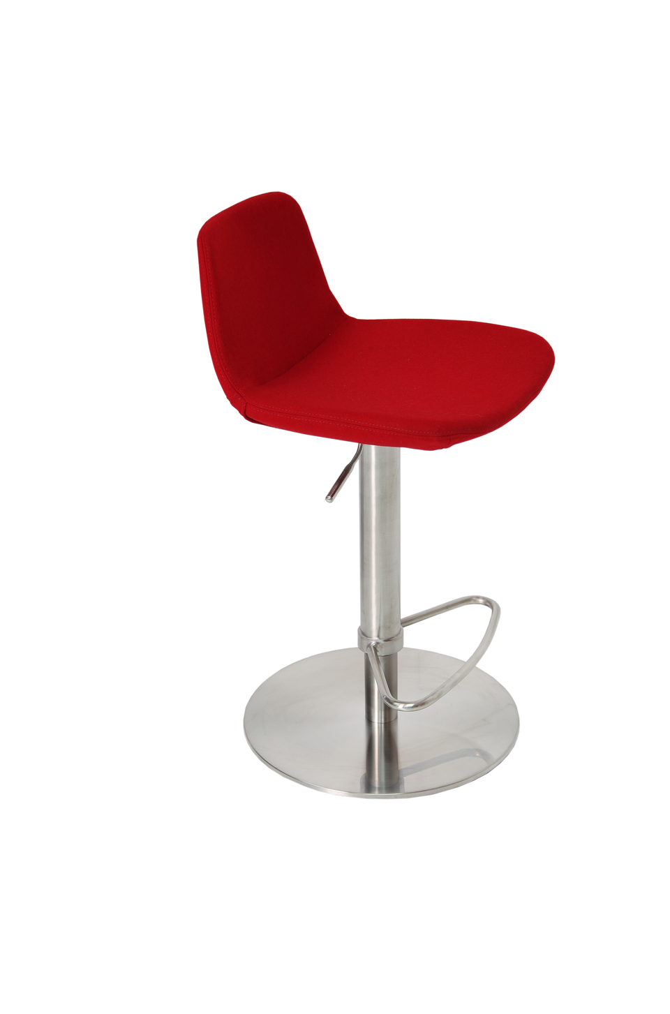 Pera Piston Stool Round Base.