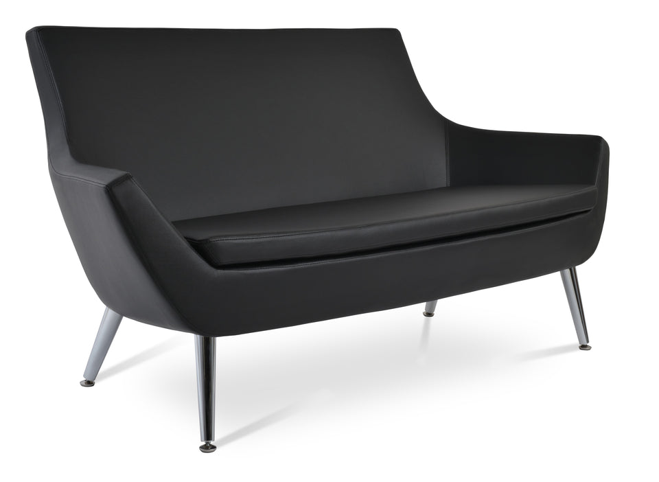 Rebecca Two Seater 4 Legs Metal.