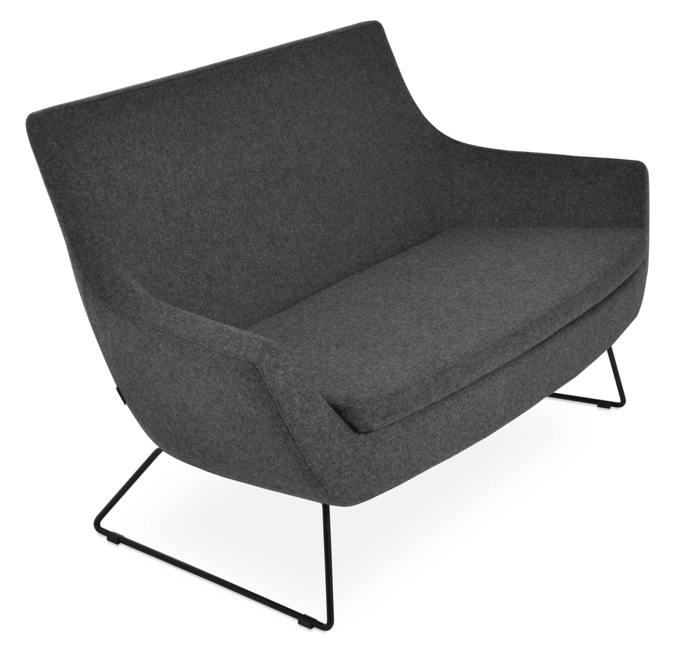 Rebecca Two Seater Wire Sled Base.