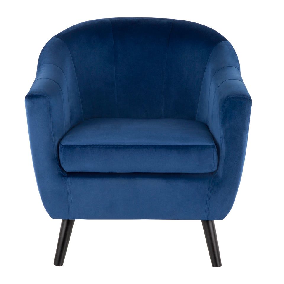Rockwell Velvet Accent Chair.