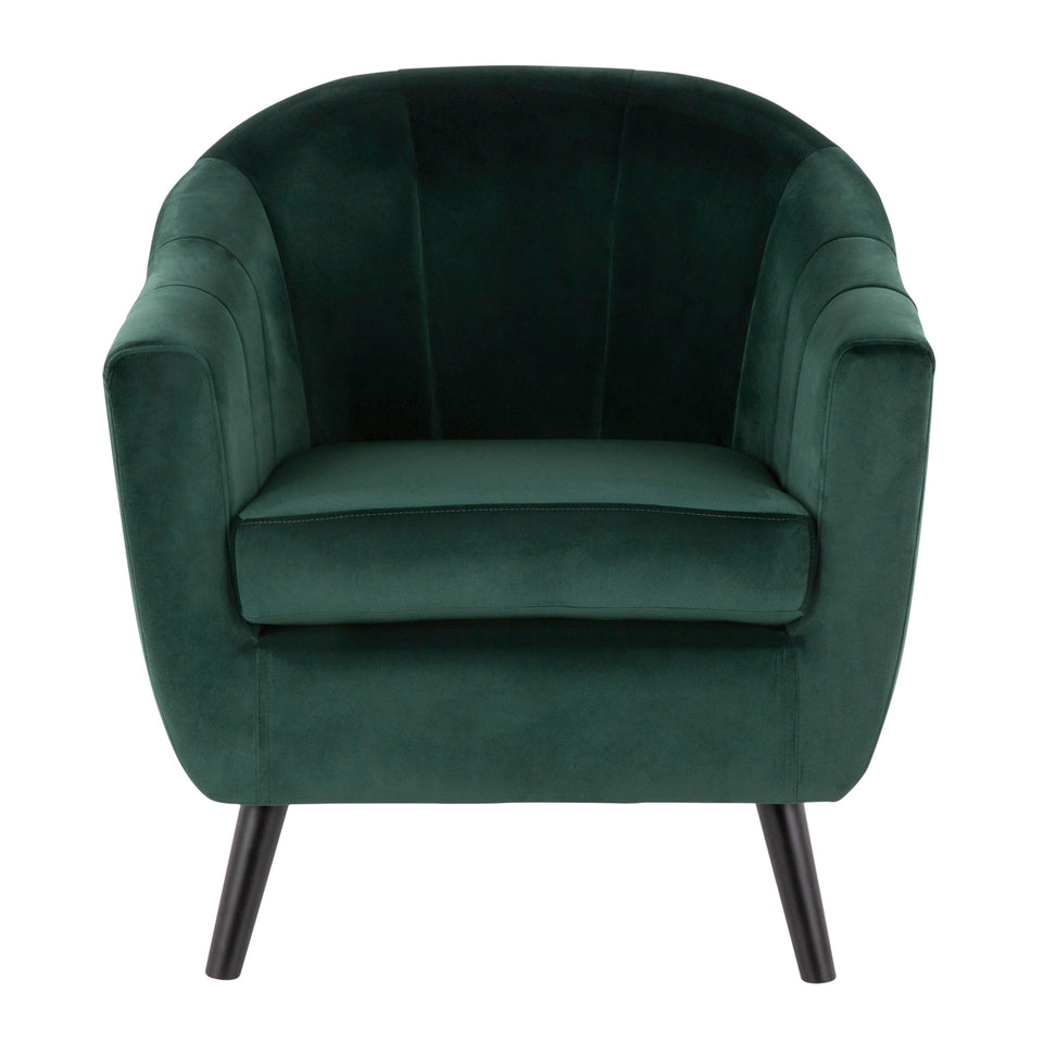 Rockwell Velvet Accent Chair.