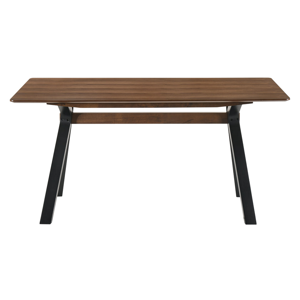 Laredo and Polly 5 Piece Black Rectangular Dining Set