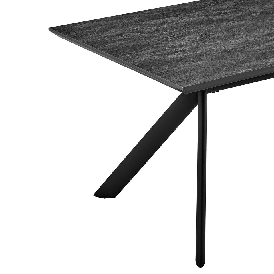 Margot and Blue Rylee 7 Piece Modern Rectangular Dining Set