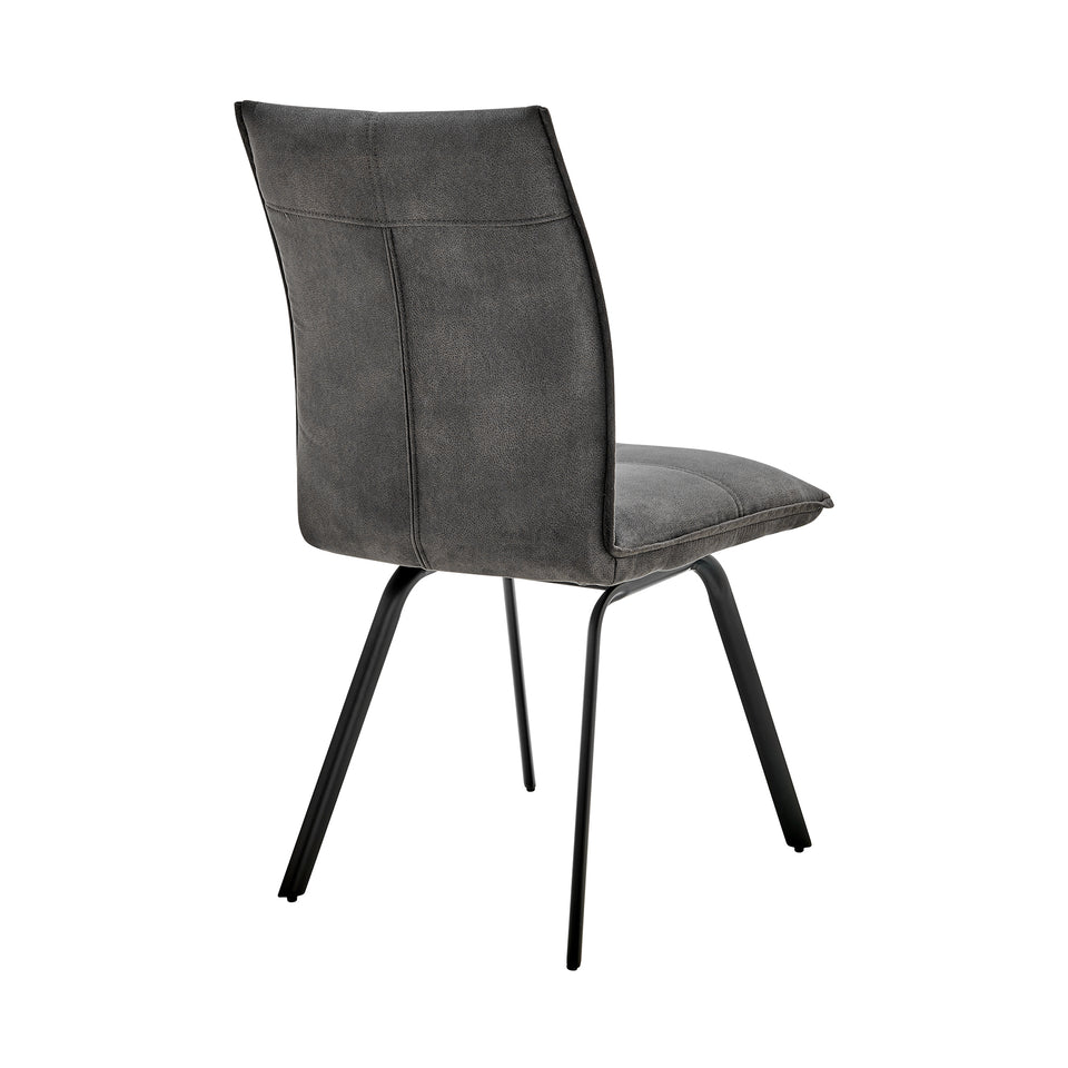Margot and Charcoal Rylee 7 Piece Modern Rectangular Dining Set