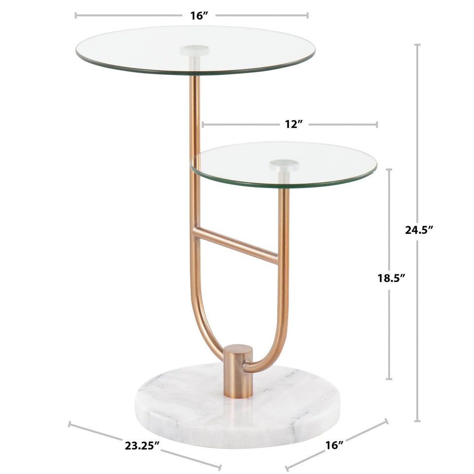 Trombone Side Table.