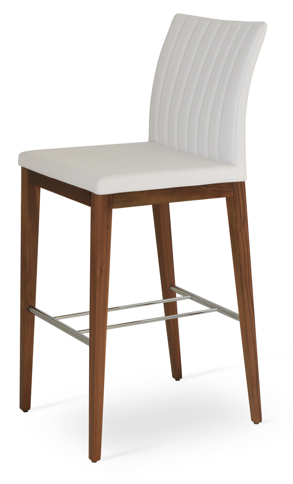 Zeyno Wood Counter Stool.