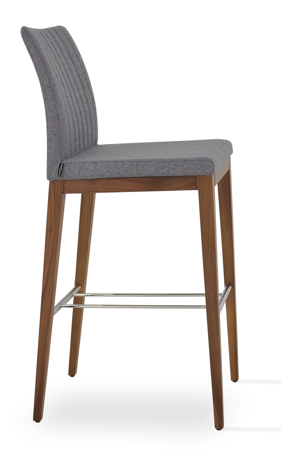 Zeyno Wood Counter Stool.