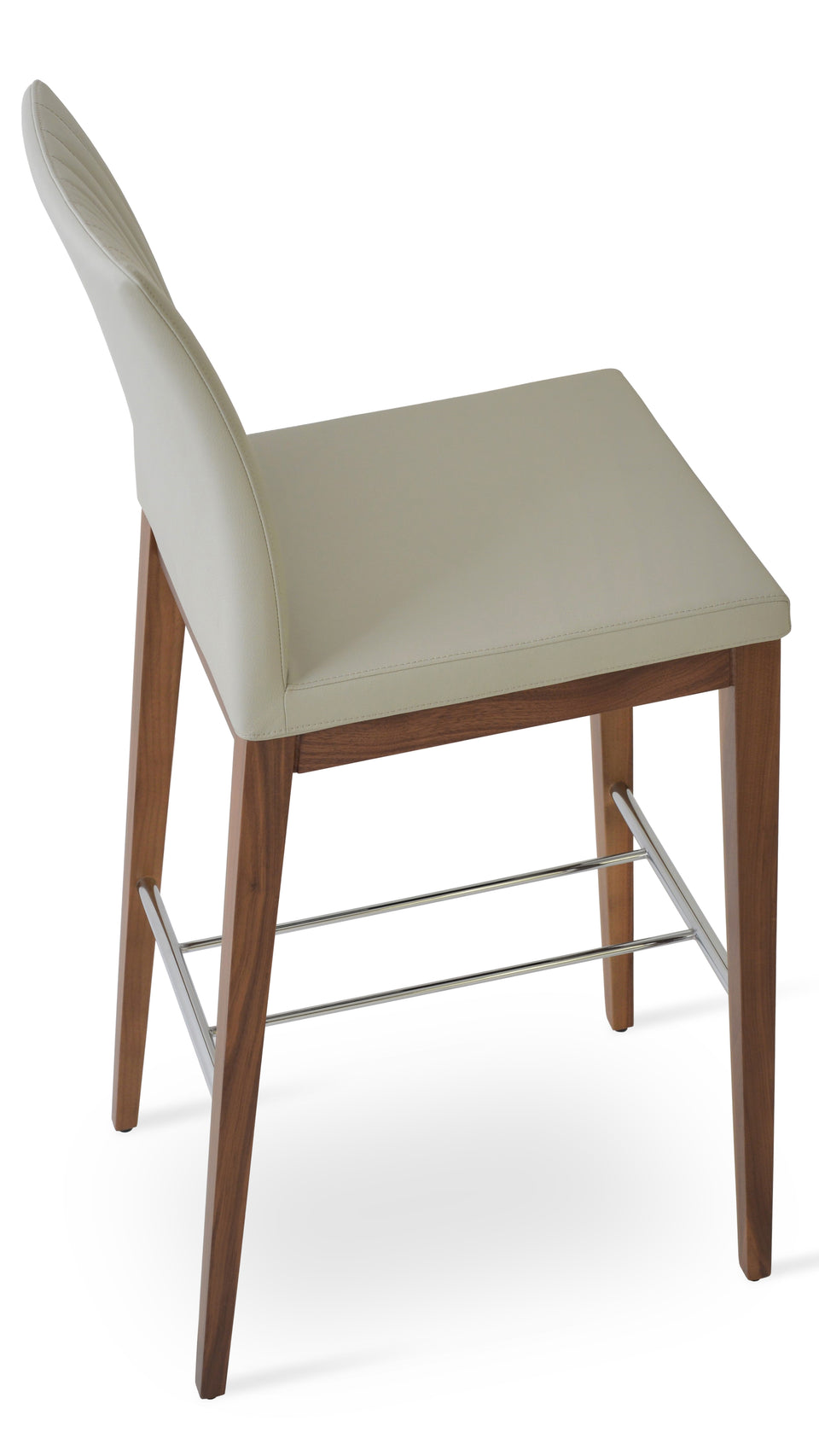 Zeyno Wood Counter Stool.