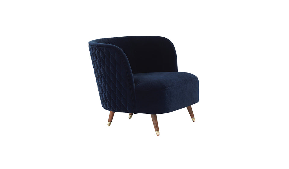 US Aria Armchair - Navy Blue