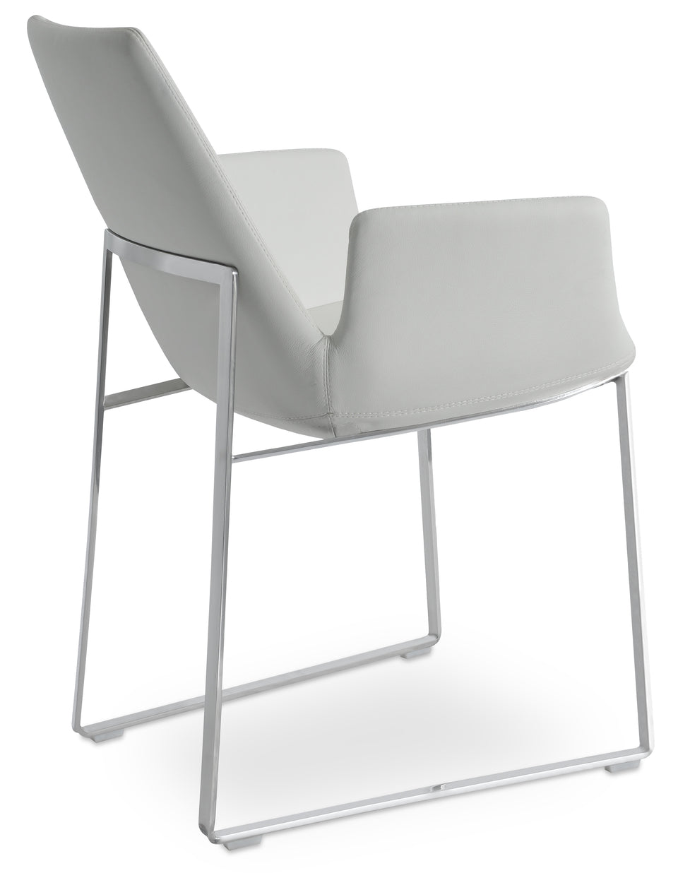 Eiffel Arm Sled Chair.