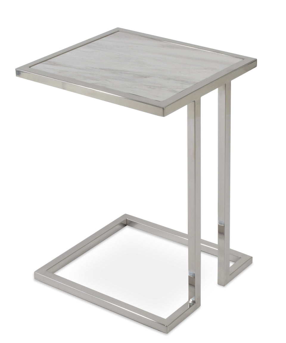 Hudson End Table Marble.