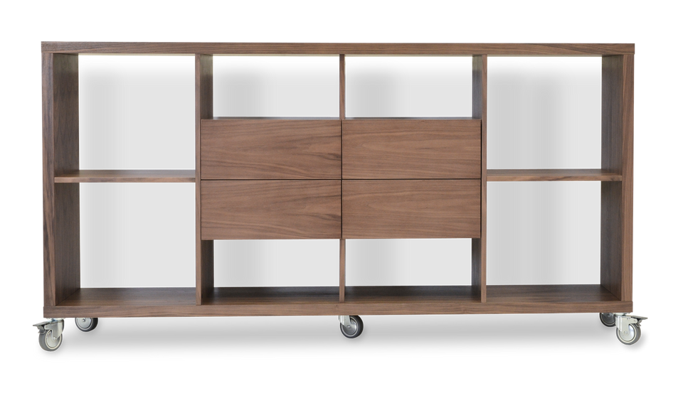 Malta Bookcase With Drawers.