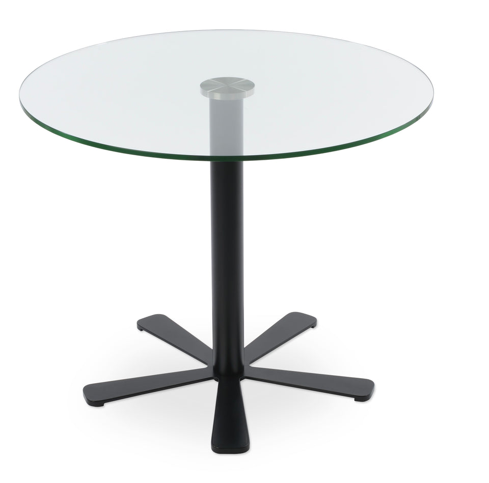 Daisy 5 Star Glass Dining Table.