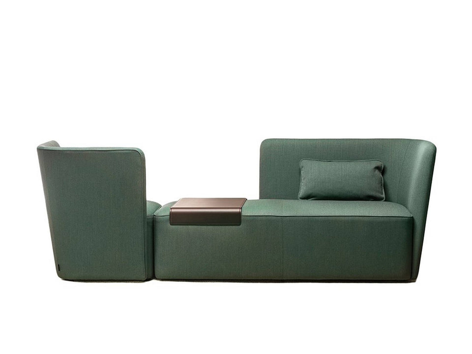 Velour Sectional Sofa.